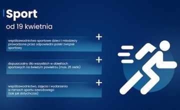 Zielone światło dla sportu na otwartym powietrzu od 19 kwietnia.