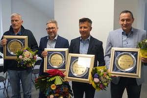 Jerzy Brzęczek, Zdzisław Podedworny, Radosław Gilewicz, Mariusz Śrutwa zawitali do Czeladzi