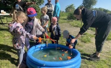 Wędkowanie na Przetoku z okazji Dnia Dziecka